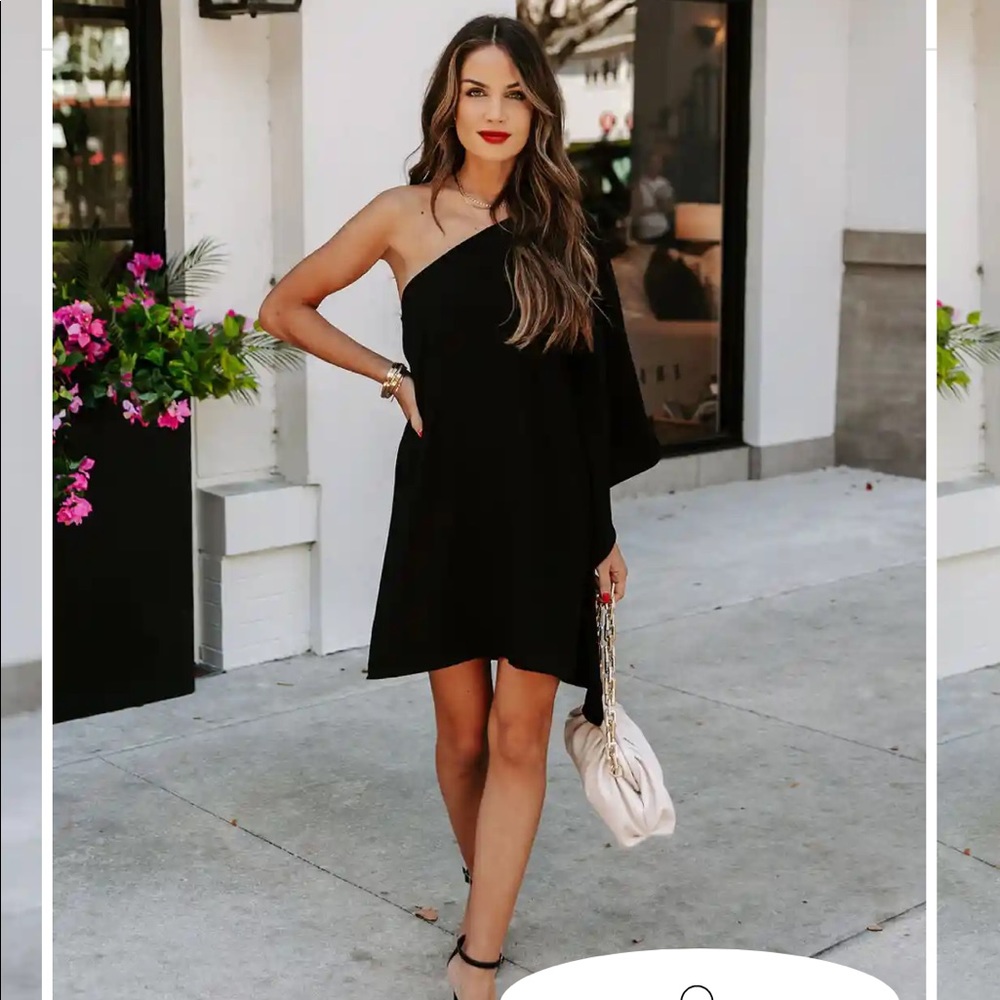 NWOT VICI side to side one shoulder dress
